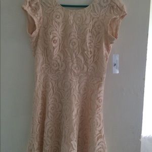 Ivory Worthington Revel style dress.